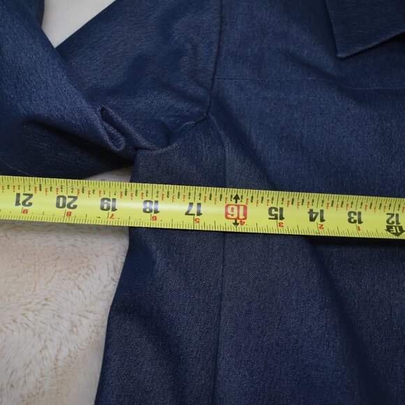 Shin Choi Navy Blue Women’s Suit Jacket Blazer Size 14 Classy Chic Officewear - Picture 11 of 13